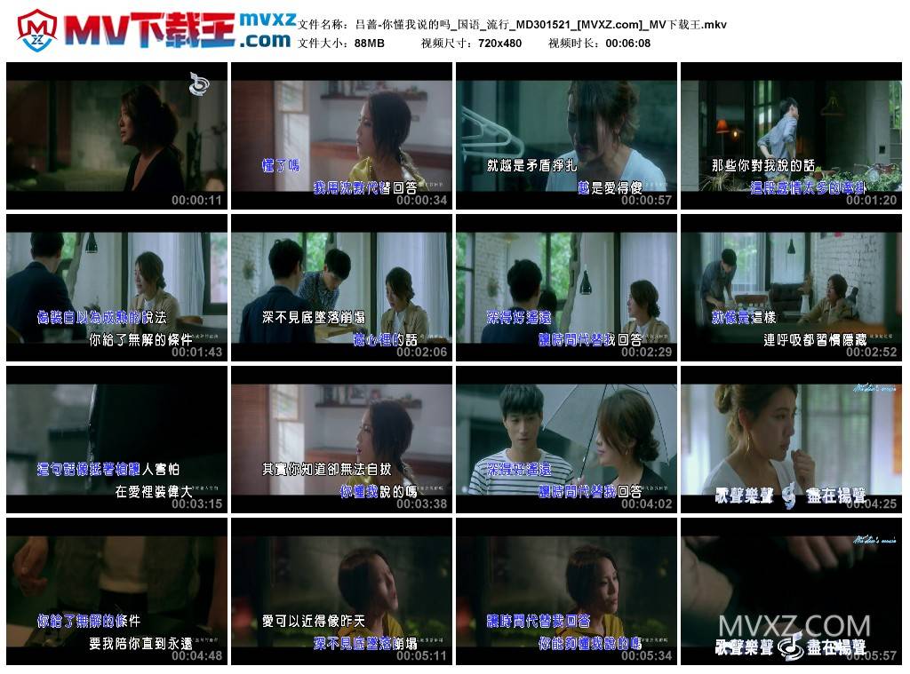 吕蔷-你懂我说的吗_国语_流行_MD301521